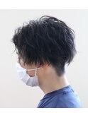 ツイストスパイラル 波巻き風パーマ