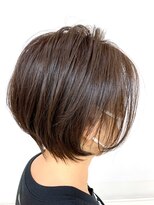 クオリス 上板橋店(QUALIS)&nbsp;30代40代50代アッシュブラウン/大人ナチュラルショートボブ