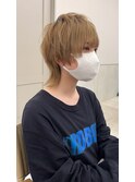 黒髪/グレーベージュ/レイヤーロング/前髪パーマ[鹿児島駅]