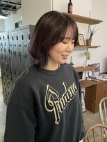 ヘアーアイストゥーレ(HAIR ICI TRE)&nbsp;くびれミディアムリーチなしココアベージュ 担当渡辺聖