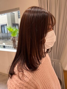 シェリール 八千代台駅(CHERIR) レイヤーカットミディアム×ココアブラウンカラー