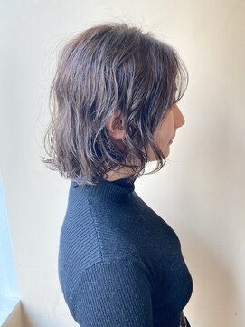 フェイバー 赤坂店(FAVOR) ボブ×ウェーブパーマスタイル