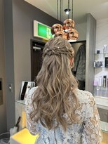 ジルバイジゼル(JILL by GiseL)&nbsp;ハーフアップアレンジ