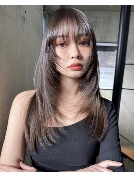 サイン 渋谷(SIGN) ザクザクレイヤーカット巻き方簡単ロング韓国アイドル表参道渋谷