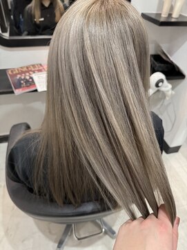 サロンドフィール(Salon de feel) 透明感カラー グレージュ 髪質改善