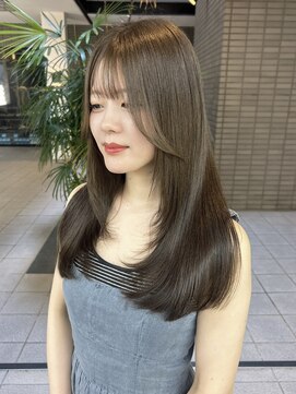 ガーランド(Girland) 【girland】柔らかマロンベージュ　韓国風/レイヤーカット