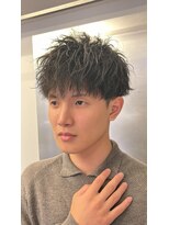 クオンヒール(QUON HEAL)&nbsp;無造作マッシュツイストスパイラルパーマ