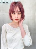 Aimee 町田　レイヤーボブ×チェリーピンク