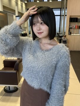 ザザ ZA/ZA 茗荷谷 ぱつっとボブ/髪質改善トリートメント