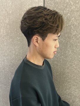 ニアウ 太田店(Niau) メンズナチュラルショートフェザーショートフェザーパーマ