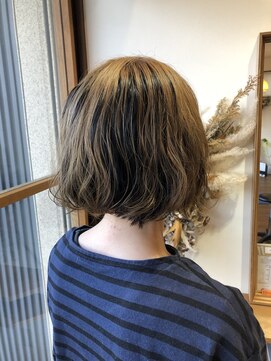 ツムギ(tsumugi HAIR DESIGN) bob×パーマ