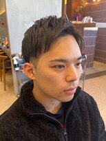 エリマバイフィフス 調布(elima by fifth) ビジネスマンにも人気のアップバングショートスタイル