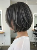 ナチュラルショート/大人ショート/ハイライト
