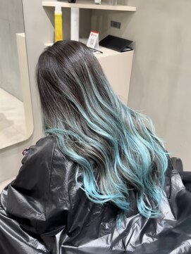 コスモス 町田(COSMOS) 水色バレイヤージュ