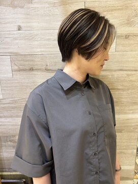 モリオ フロム ロンドン サッポロファクトリー店(morio FROM LONDON) morio/骨格矯正カット/札幌ショート/ハンサムショート