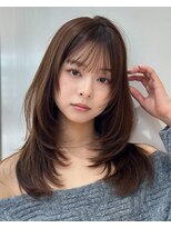 ライズ ネックス ザ サロン 渋谷(LIZE nex the salon) 【ロングヘア 韓国ヘア 前髪あり #32】#渋谷駅#韓国#髪質改善