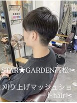 スターガーデン(STAR GARDEN)&nbsp;2025年マッシュ刈り上げツーブロックhair