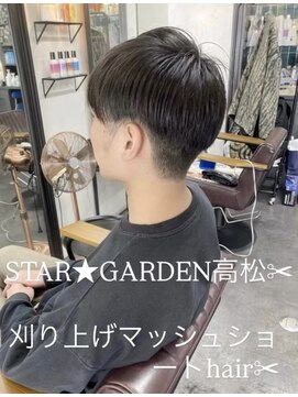 スターガーデン(STAR GARDEN) 2025年マッシュ刈り上げツーブロックhair