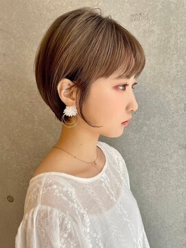 アッシュ 茗荷谷店(Ash) 丸みを残す、大人の縮毛ショート