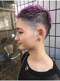 ミヤザキスタイル　20代30代40代 黒髪刈り上げハンサ ムショート
