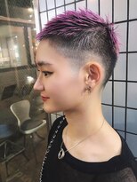 ミモザワークス(Mimosa Works) ミヤザキスタイル 20代30代40代 黒髪刈り上げハンサ ムショート