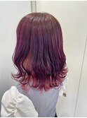 ピンクバイオレット×オレンジインナー