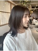 【東大阪布施】透明感グレージュとくびれミディアム