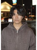 NOANO&nbsp;センターパートシャドウパーマ