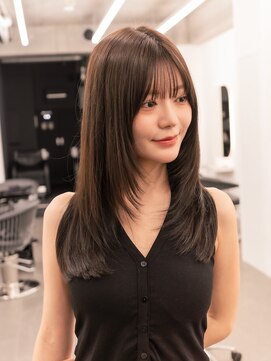 メラク 渋谷(Merak) 【仕事中も可愛い】ストレートでキマる大人綺麗レイヤーカット