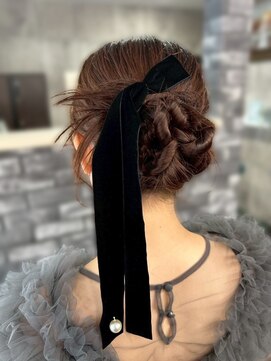 ディアーバイラポールヘア(Dear by RAPPORT HAIR) カチモリリボンセット