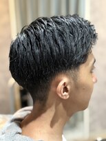 メグロバーバーショップロッポンギ 目黒六(MEGURO BARBER SHOP 6PPONGI)&nbsp;アップバング