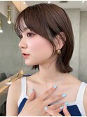 ▲結べるレイヤーカット/ラテグレージュ/韓国巻き/前髪/横浜/325