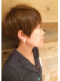 アシンメトリーな刈り上げショート【kanne】