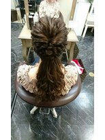 エヌエービー 池袋店(N.A.B.) ハーフアップ(ヘアセット)