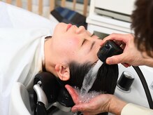 ビューティーサロン グレイス(Beauty Salon GRACE)の雰囲気（高濃度炭酸泉で皮脂をしっかり除去。カラー、パーマ前後にも最適）