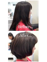 ルシード スタイル ルッツ(LUCIDO STYLE RUTTU)&nbsp;収まりバツグン！柔らかショートボブ。［お客様］［林］