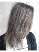 エイト 福岡天神店(EIGHT fukuoka)&nbsp;【EIGHT福岡】お客様スタイル_バレーヤージュシルバー◎