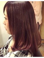 リコモ(Likkle More)&nbsp;ベリーピンク　担当中嶋　【十条　美容室　リコモ】