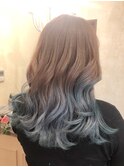 アイスブルーグラデーション