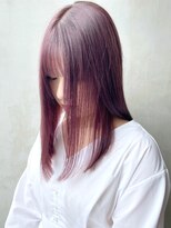 アイティー バイ アルバム 中野店(IT by ALBUM)&nbsp;ラベンダーピンク_エアリーミディショートパーマ_ba308564