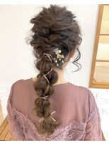 リリィ ヘアデザイン(LiLy hair design) リリィヘアデザイン　ひもアレンジ