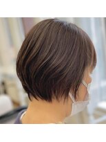 ヘアーメイクアオ(Hair make AO) 丸みを出したショートヘア