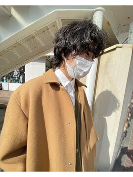 ムジーク(Musiiik) メンズのマッシュウルフパーマ