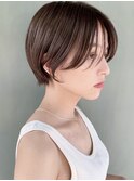 ハンサムショート×アッシュブラウン