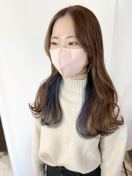 プラグ バイ ネオリーブ(plug by neolive) デザインカラー×髪質改善 [髪質改善/縮毛矯正]韓国T