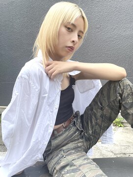 ココ 原宿(KOKO) #大人ガーリー#ダークアッシュ#ミディアムレイヤーカット