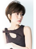 大人可愛い20代30代40代小顔丸みショートボブ美シルエット吉祥寺