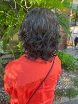 ナカオコアフュール(NAKAO COIFFURE)&nbsp;ショートパーマ　カジュアルウルフパーマ　ミニウルフ