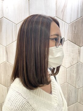 ビューティドレッセヤマノ 池袋パルコ(Beauty Dresse YAMANO) 【ハイライト】ミディアムボブ/長めボブ