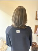 グレーベージュ大人のくびれボブ!畠中ケント